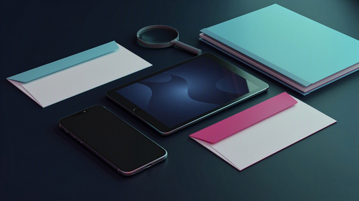 Blank bank card and review tools arranged on a clean desk